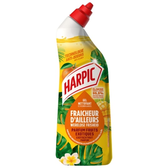 Gel WC Désinfectant Anti-odeur Fruits Exotiques HARPIC