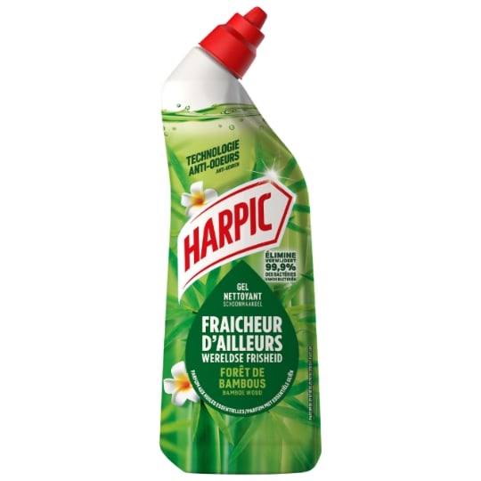 Gel WC Désinfectant Anti-odeurs Forêt de Bambous HARPIC