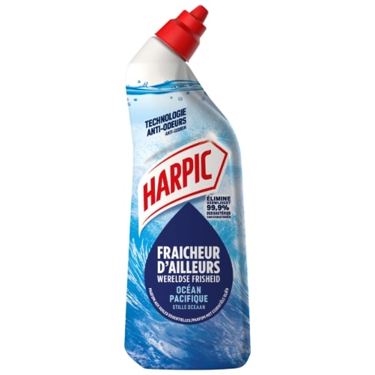 Gel WC Désinfectant Anti-odeurs Océan Pacifique HARPIC
