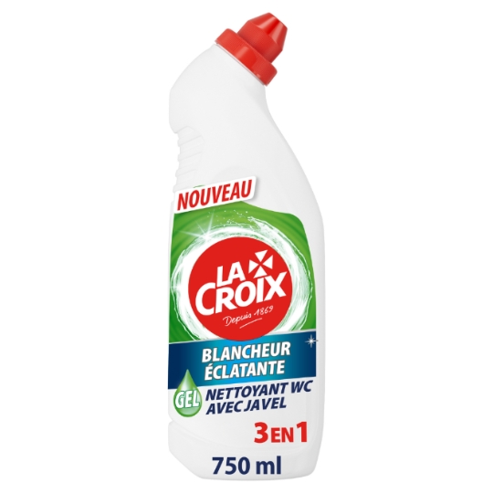 Gel WC Blancheur 3en1 WC avec Javel LA CROIX
