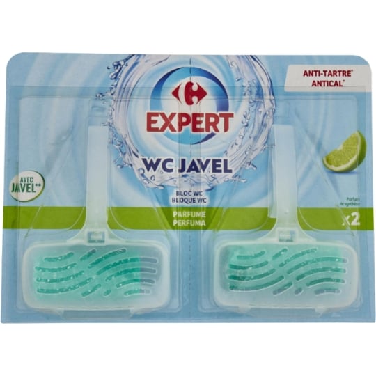Bloc WC Anti-Tartre Javel Citron Vert CARREFOUR EXPERT