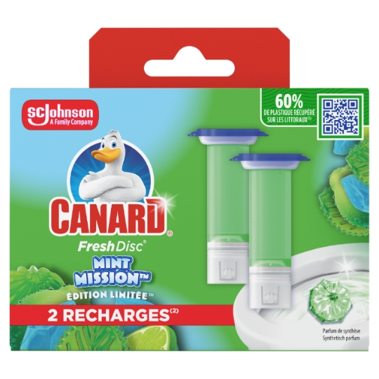 Recharge Bloc WC Fresh Disc Mint Mission CANARD WC