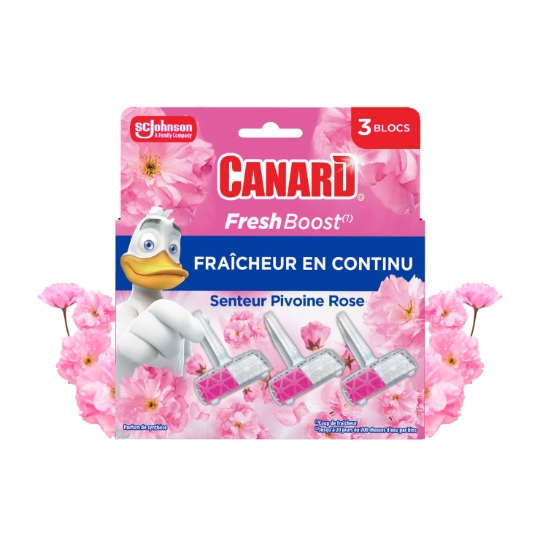 Bloc WC Pivoine Rose Fresh Boost CANARD WC