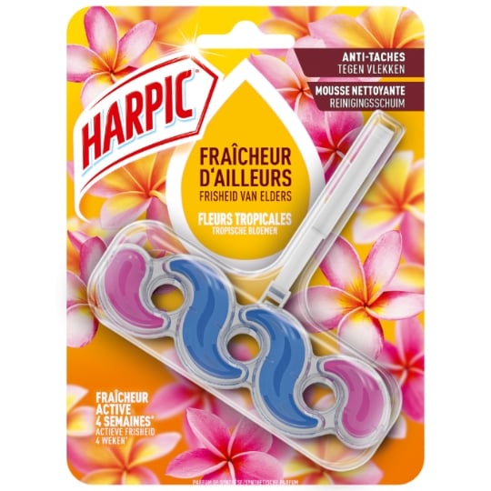 Bloc WC Fleurs Tropicales Active Fresh HARPIC