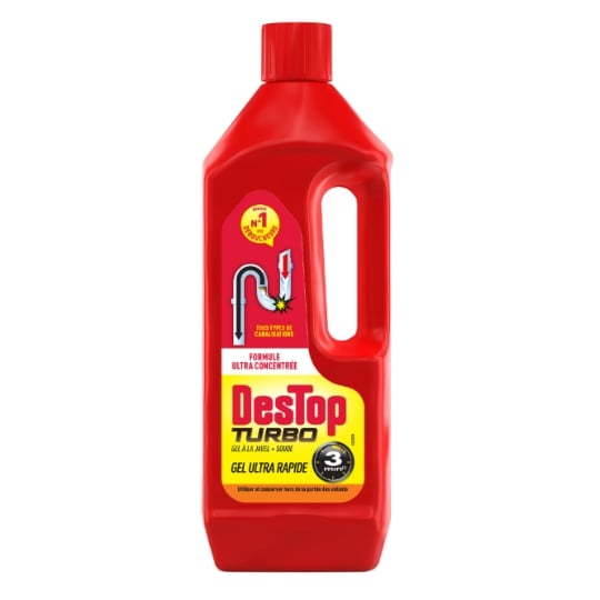 Déboucheur Turbo Gel Ultra Rapide DESTOP