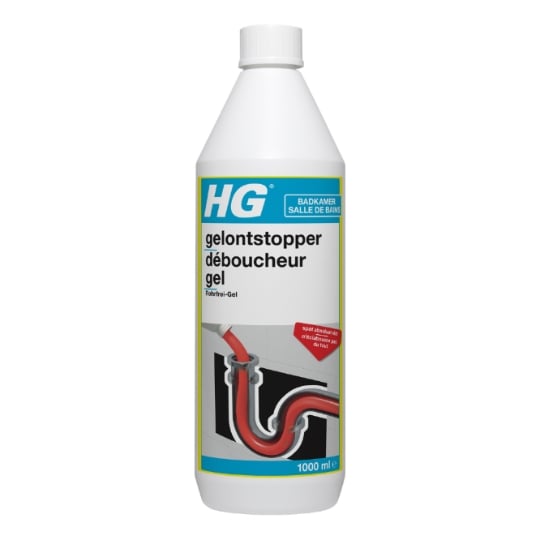 Déboucheur Gel Anti-éclaboussure Salle de Bain HG