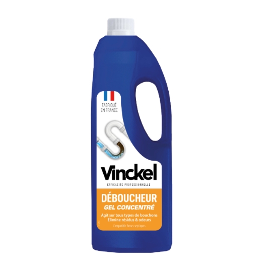 Déboucheur Gel Concentré Contre Les Résidus Et Odeurs VINCKEL
