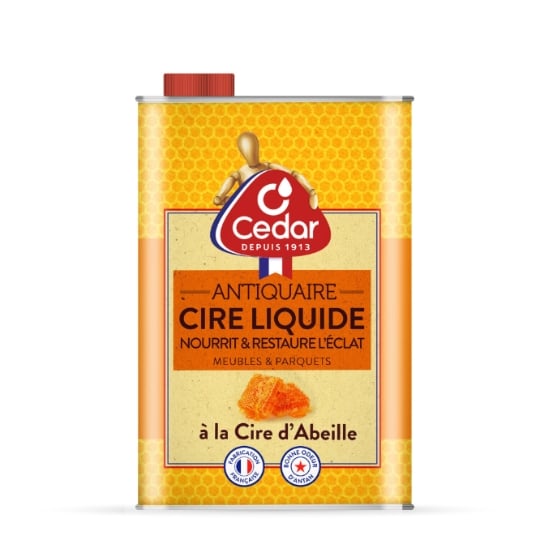Cire liquide Meubles et Parquets Anciens Cire d'Abeille O'CEDAR