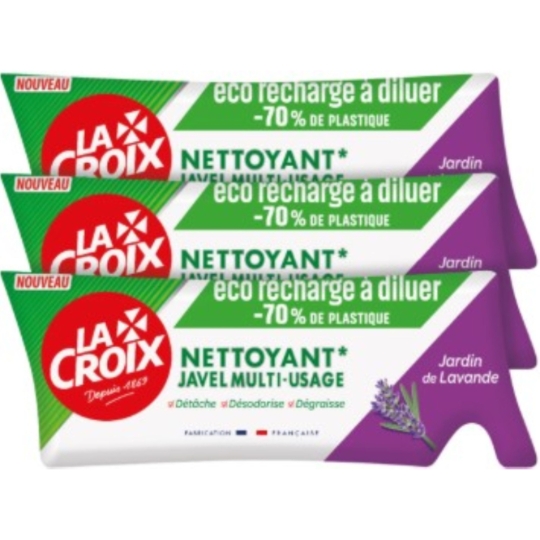 Nettoyant Javel Multi-Usage Jardin de Lavande Éco Recharge à Diluer LA CROIX