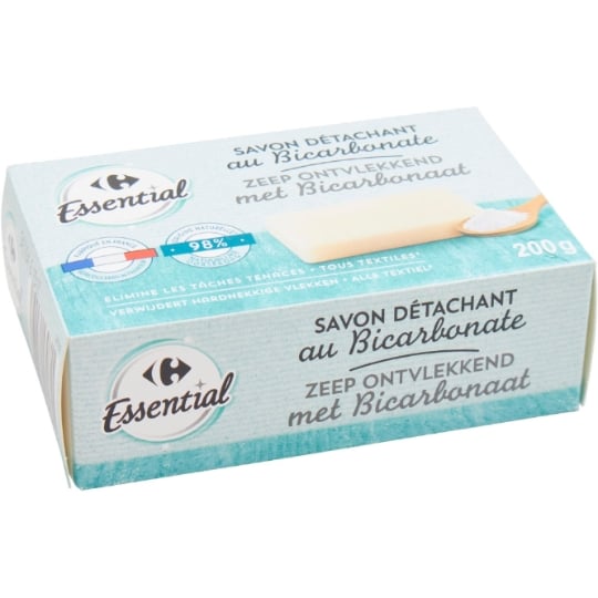 Savon Solide Détachant Au Bicarbonate CARREFOUR ESSENTIAL