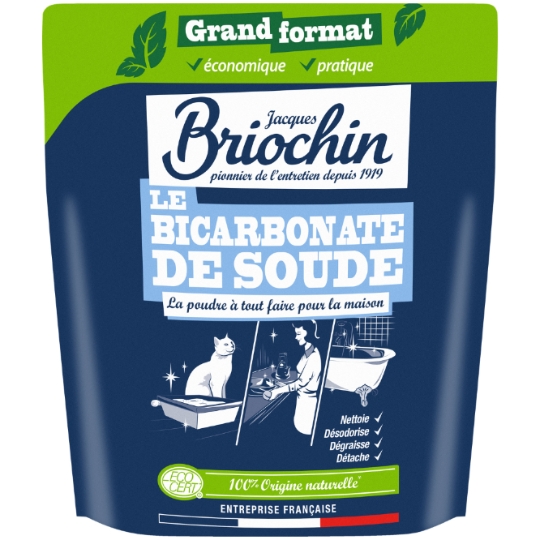 Bicarbonate de Soude Nettoie Désodorise Dégraisse Détache JACQUES BRIOCHIN