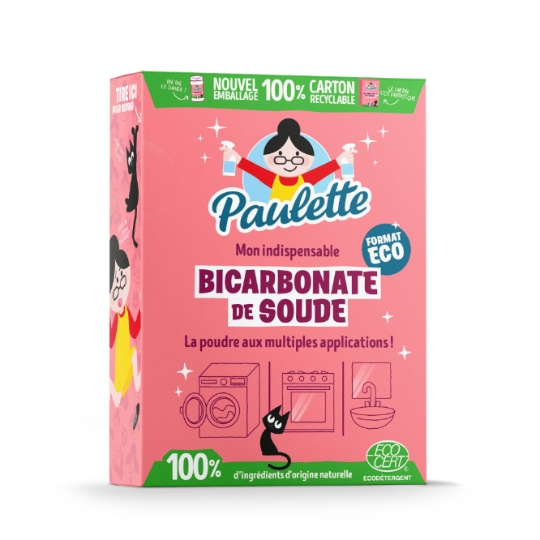 Bicarbonate de soude Multi-Usage Sans Parfum Écologique PAULETTE