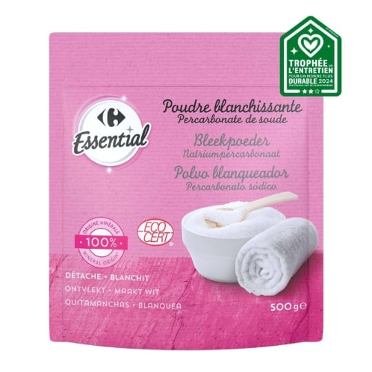 Percarbonate de soude Détachant Écologique CARREFOUR ESSENTIAL