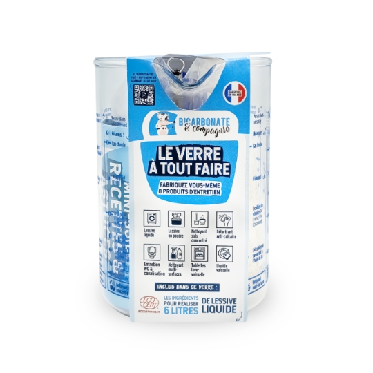 Verre Doseur Produits d'Entretien  BICARBONATE & COMPAGNIE