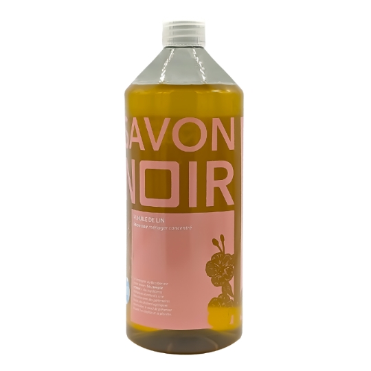 Savon Noir Liquide à l'Huile de Lin BICARBONATE & COMPAGNIE