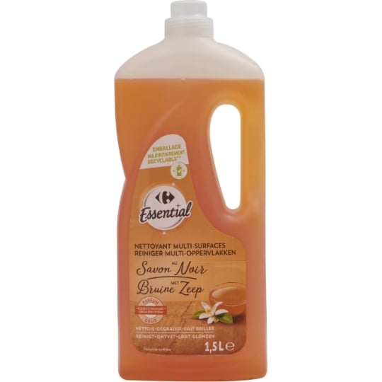 Nettoyant Ménager Multi-Surfaces Savon Noir CARREFOUR ESSENTIAL