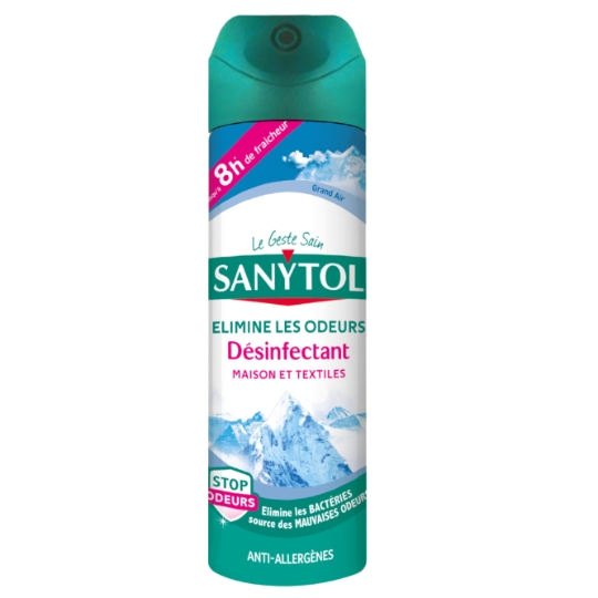 Désodorisant Désinfectant Maison & Textiles Stop Odeurs Grand Air SANYTOL