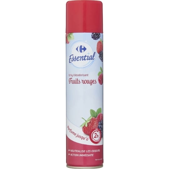 Désodorisant Spray Fruits rouges CARREFOUR ESSENTIAL