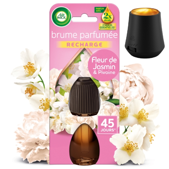 Désodorisant Huiles essentielles Jasmin et pivoine AIR WICK