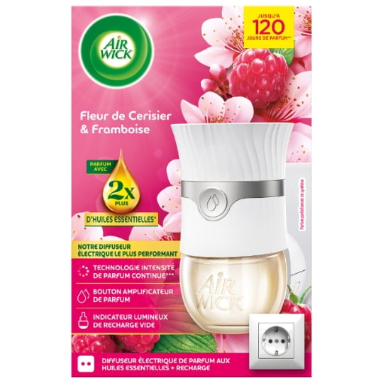 Désodorisant Diffuseur Electrique Fleur de cerisier et framboise AIR WICK