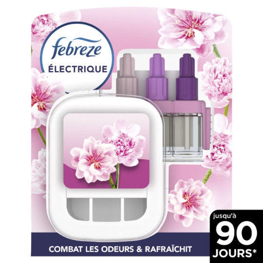 Désodorisants Recharge Electrique Fleur Naissante Contre les Odeurs Rafraîchit FEBREZE