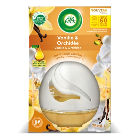 Diffuseur Continu aux Huiles Essentielles Vanille & Orchidée AIR WICK