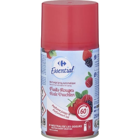 Désodorisant Recharge Automatique Fruits rouges CARREFOUR ESSENTIAL