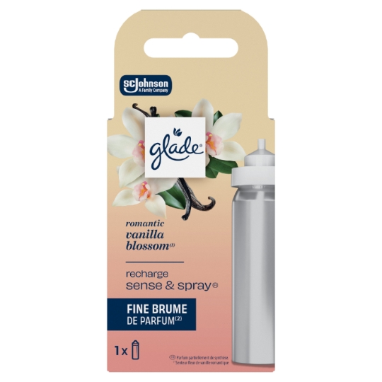 Désodorisant Recharge Vanille Huiles Essentielles Sense and Spray GLADE