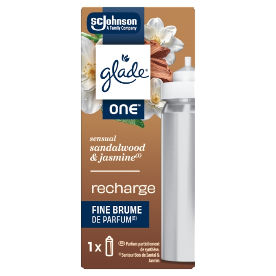 Désodorisant Recharge Touch and Fresh Senteur Bois de Santal et Jasmin GLADE