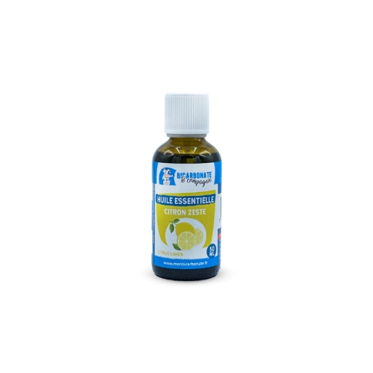 Huile Essentielle de Citron Zeste Bio BICARBONATE & COMPAGNIE
