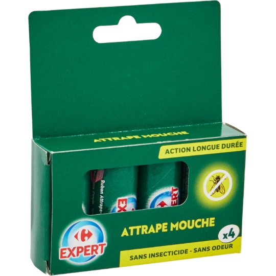 Attrape Mouche Sans insecticide et Sans Odeur Action Longue Durée CARREFOUR EXPERT