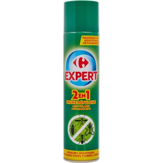 Insecticide Spray 2en1 Anti-Volants et Anti-Rampants CARREFOUR EXPERT