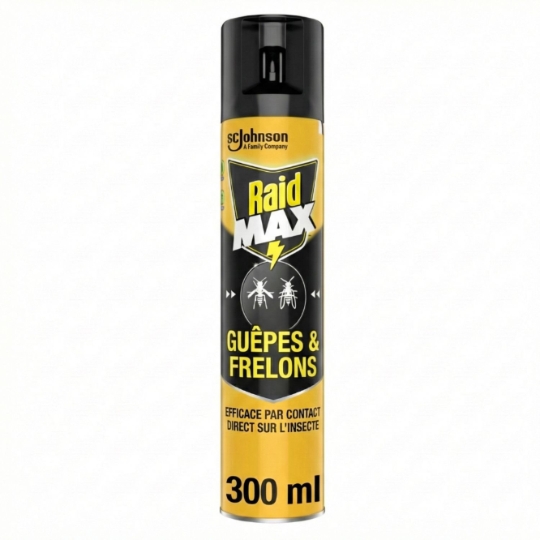 Anti-Guêpes Aérosol Action Foudroyante et Frelons Max RAID