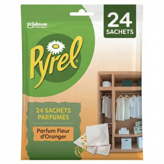 Anti-Mites Sachets Parfumés Fleur D'Oranger PYREL