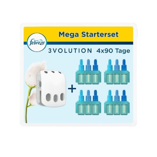 Diffuseur Électrique Febreze Ambi Pur 3volution Avec 4 Recharges Cotton FEBREZE