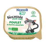 Pâtée Pour Chat Adulte Sans Céréales Bio Volaille Légumes Nestor Bio NESTOR BIO