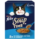 Pâtée Pour Chat Adulte Thon Carrelet Thon Soup Time FELIX