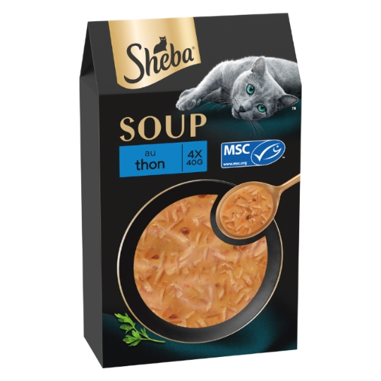 Pâtée Pour Chat Adulte En Soupe Thon SHEBA