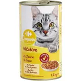 Pâtée Pour Chat Adulte En Sauce Poulet Légume Vitalive CARREFOUR COMPANINO