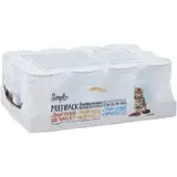 Pâtée Pour Chat Adulte En Sauce Boeuf Poulet Thon SIMPL