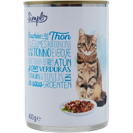 Pâtée Pour Chat Adulte En Sauce Thon Simpl SIMPL