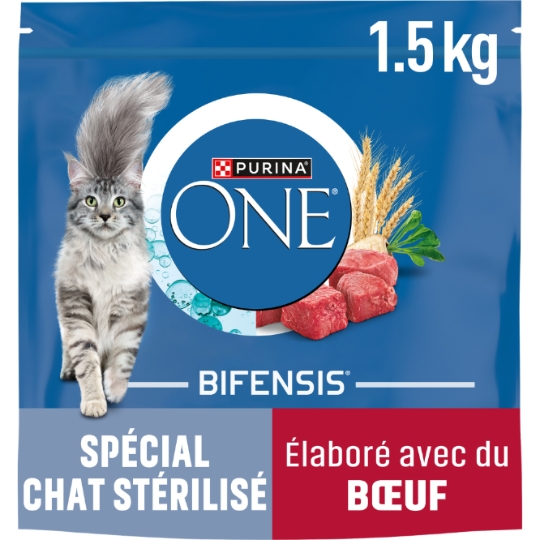 Croquettes Pour Chat Adulte Stérilisé Boeuf Bifensis PURINA ONE