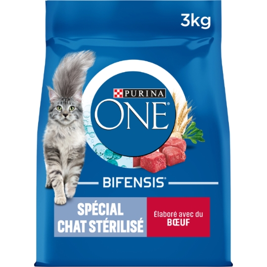 Croquettes Pour Chat Adulte Stérilisé Boeuf Bifensis PURINA ONE