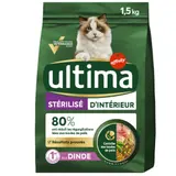 Croquettes Pour Chat Adulte Stérilisé D'intérieur Dinde ULTIMA
