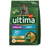 Croquettes Pour Chat Adulte Stérilisé Light Poulet ULTIMA