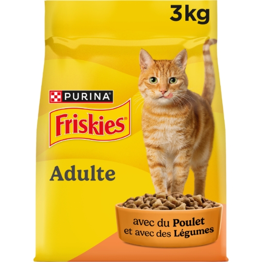 Croquettes Pour Chat Adulte Poulet Légume FRISKIES