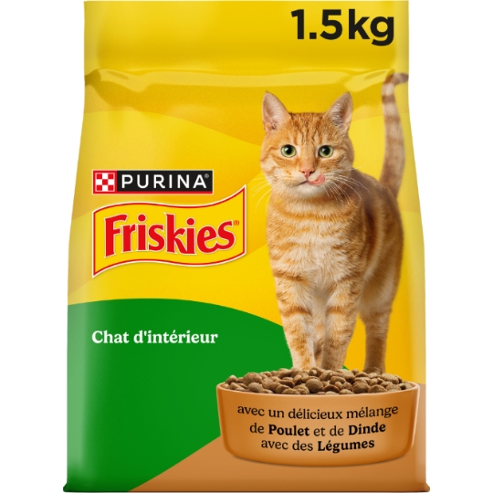 Croquettes Pour Chat Adulte Chat D'intérieur Poulet Légume FRISKIES