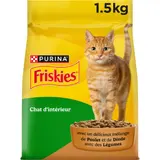 Croquettes Pour Chat Adulte Chat D'intérieur Poulet Légume FRISKIES