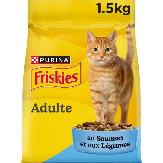Croquettes Pour Chat Adulte Saumon Légume FRISKIES
