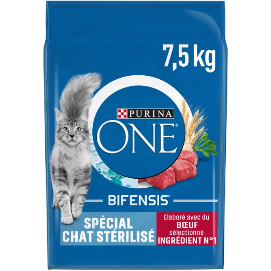 Croquettes pour Chat Adulte Stérilisé Boeuf Bifensis PURINA